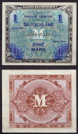 ALLIIERTE MILITÄRBEHÖRDE 1 Mark 1944 Ro 201a XF (2)   (d259 - Altri & Non Classificati