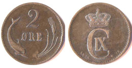 DÄNEMARK DENMARK 2 Oere 1874  (r750 - Denmark