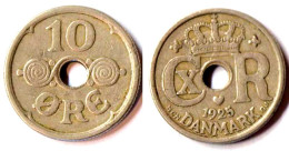 DÄNEMARK - DENMARK 10 Oere 1925 Christian X. (1912-1947)   (r763 - Danemark