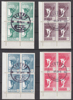 Litauen - Lithuania Mi 457-60 Used 1990 Block Of 4 Corner Peace Angel  (65524 - Litauen