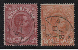 Italie - Colis Postaux N°3+5 - Obliteres - Cote 40€ - Used