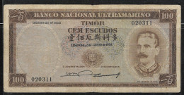 TIMOR - 100 ESCUDOS DE 1959 - Timor