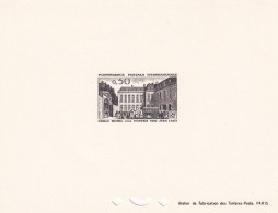 France épreuve De Luxe 1963 Conférence Postale Internationale Paris Hôtel Des Postes N° 1387 - Luxury Proofs