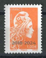 TIMBRE** De 2024 Gommé "1,00 € - MARIANNE L'ENGAGEE Surchagé 2018-2024. - " - 2018-2023 Marianne L'Engagée