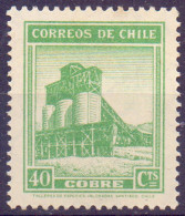 CHILE  -  COPPER  MINES  - **MNH - 1938 - Minéraux