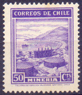 CHILE  -  MINING  - **MNH - 1938 - Minerales