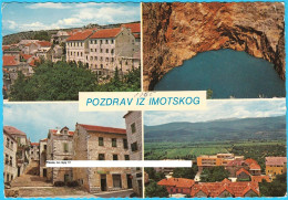 IMOTSKI - Mosaic Postcard (Croatia) * Travelled * Kroatien Croatie Croazia - Croatia