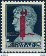 RSI. Lire 25 Nero Azzurro. Saggio (VR) 1944. - Varietà E Curiosità