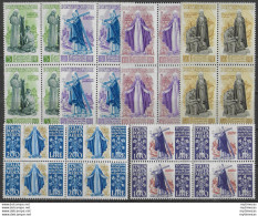 1948 Italia Santa Caterina 6v. Bl4 MNH Sassone N. 574/77+A - Other & Unclassified