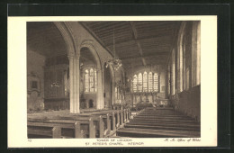 AK London, Tower Of London, St. Peters Chapel, Interior  - Autres & Non Classés