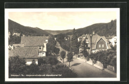 AK Ilmenau / Thüringen, Naumannstrasse Mit Manebacher Tal  - Ilmenau