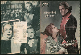 Filmprogramm DNF, Eine Liebesgeschichte, Hildegard Knef, O. W. Fischer, Regie: Rudolf Jugert  - Magazines