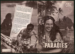 Filmprogramm DNF, Das Letzte Paradies, Vairia Hafamou, Teura Teratemia, Regie: Folco Quilici  - Magazines