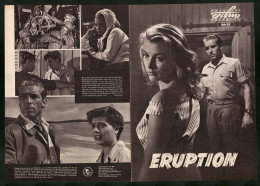 Filmprogramm PFP Nr. 90 /58, Eruption, Jean Bart, Eva Cristian, Regie: Luviu Ciulei  - Zeitschriften