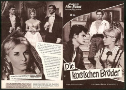 Filmprogramm IFB Nr. 6138, Die Korsischen Brüder, Geoffrey Horne, Valérie Lagrange, Regie: Antion Giulio Majano  - Magazines