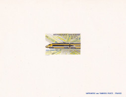 France épreuve De Luxe 1984 Mise En Service Du TGV Postal N° 2334 - Pruebas De Lujo