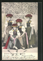 AK Gutachtal, Mädchen In Schwarzwälder Tracht  - Costumi