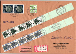 Berlin 794 RE 5 + 4 LF Auf Brief Als Mischfrankatur überfrankiert #JF068 - Altri & Non Classificati