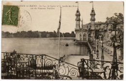 CP 95 - Enghien Les Bains Le Lac, Le Casino Et Le Jardin Des Roses Vus Du Nouveau Pavillon - Enghien Les Bains