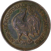 Afrique-Équatoriale Française, 50 Centimes, 1943, Pretoria, Bronze, TTB, KM:1a - Other & Unclassified