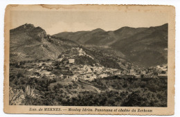 CP Maroc -  Env De Meknes Moulay Idriss Panorama Et Chaine Du Zerhoun - Meknes