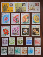 Nicaragua Stamps Lot - Used - Flowers - Nicaragua