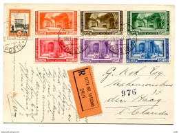 Archeologia Serie  Su Cartolina Per L'estero - Unused Stamps