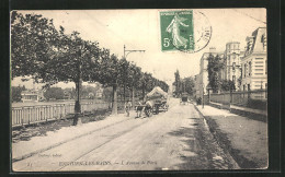 CPA Enghien-les-Bains, L`Avenue De Paris  - Enghien Les Bains