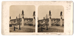 Stereo-Fotografie NPG, Berlin, Ansicht Wien, Blick Auf Die Augartenbrücke  - Stereoscopio