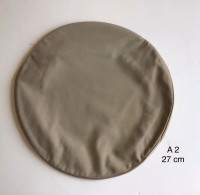 FRANCE - COIFFE DE CASQUETTE MILITAIRE  TOILE BEIGE État Proche Du Neuf (#A2) - Hoeden