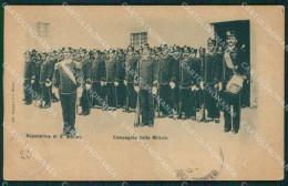 San Marino Compagnia Delle Milizie Cartolina MQ5624 - Saint-Marin