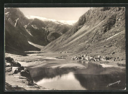 AK Gudvangen, Blick Auf Die Ortschaft Am Fjord  - Norvegia