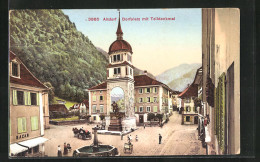 AK Altdorf, Dorfplatz Mit Telldenkmal  - Altdorf