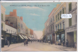 ROMILLY-SUR-SEINE- RUE DE LA BOULE D OR- COLORISEE - Romilly-sur-Seine