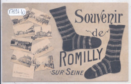 ROMILLY-SUR-SEINE- SOUVENIR DE ROMILLY-LES CHAUSSETTES- CARTE FANTAISIE MULTI-VUES - Romilly-sur-Seine