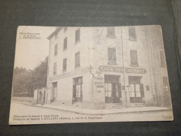 H12/117- Hôtel -Restaurant De La Gare ,J. ORTHOVENT - Oullins