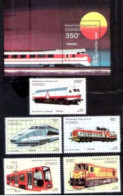 D669  Trains - Congo 1990 - MNH - 2,50 - Trains