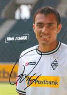 Fußball-Autogrammkarte AK Juan Fernando Arango Borussia Mönchengladbach 10-11 Venezuela Caracas RCD Mallorca De Pachuca - Handtekening