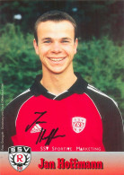 Fußball-Autogrammkarte AK Jan Hoffmann SSV Reutlingen 05 00-01 Holzelfingen Lichtenstein Gomadingen Holstein Kiel Fürth - Handtekening