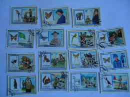 FUJEIRA  USED SET  15   SCOUTING JAMPOREE - Usados