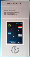 Brochure Brazil Edital 1997 29 Mercosur Without Stamp - Storia Postale
