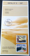 Brochure Brazil Edital 1997 15 Turismo Parnaíba PI Lençóis Maranhense MA Without Stamp - Covers & Documents