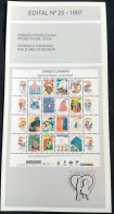 Brochure Brazil Edital 1997 25 Child And Citizenship Without Stamp - Cartas & Documentos