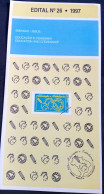 Brochure Brazil Edital 1997 26 Education And Citizenship Without Stamp - Covers & Documents