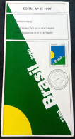 Brochure Brazil Edital 1997 08 Celebrations 5 Centenary Without Stamp - Covers & Documents