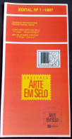 Brochure Brazil Edital 1997 01 Stamp Art Without Stamp - Brieven En Documenten