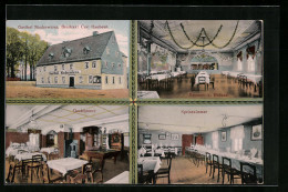 AK Niederwiesa, Gasthof Niederwiesa - Gebäude, Konzert- Und Ballsaal, Speisezimmer  - Niederwiesa