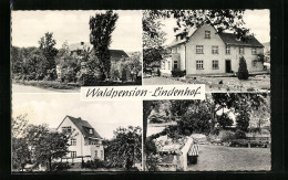 AK Mörsdorf-Kastellaun, Vier Ansichten Von Waldpension Und Gasthaus Lindenhof  - Kastellaun