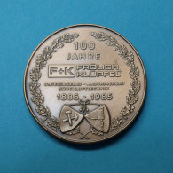 Medaille 100 Jahre Fröhlich & Klüpfel Maschinenbau Vz (BB017/18/19 - Ohne Zuordnung