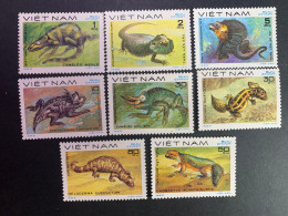 Vietnam 1983 - Mi-Nr. 1309-1316 Reptilien MNH - Vietnam